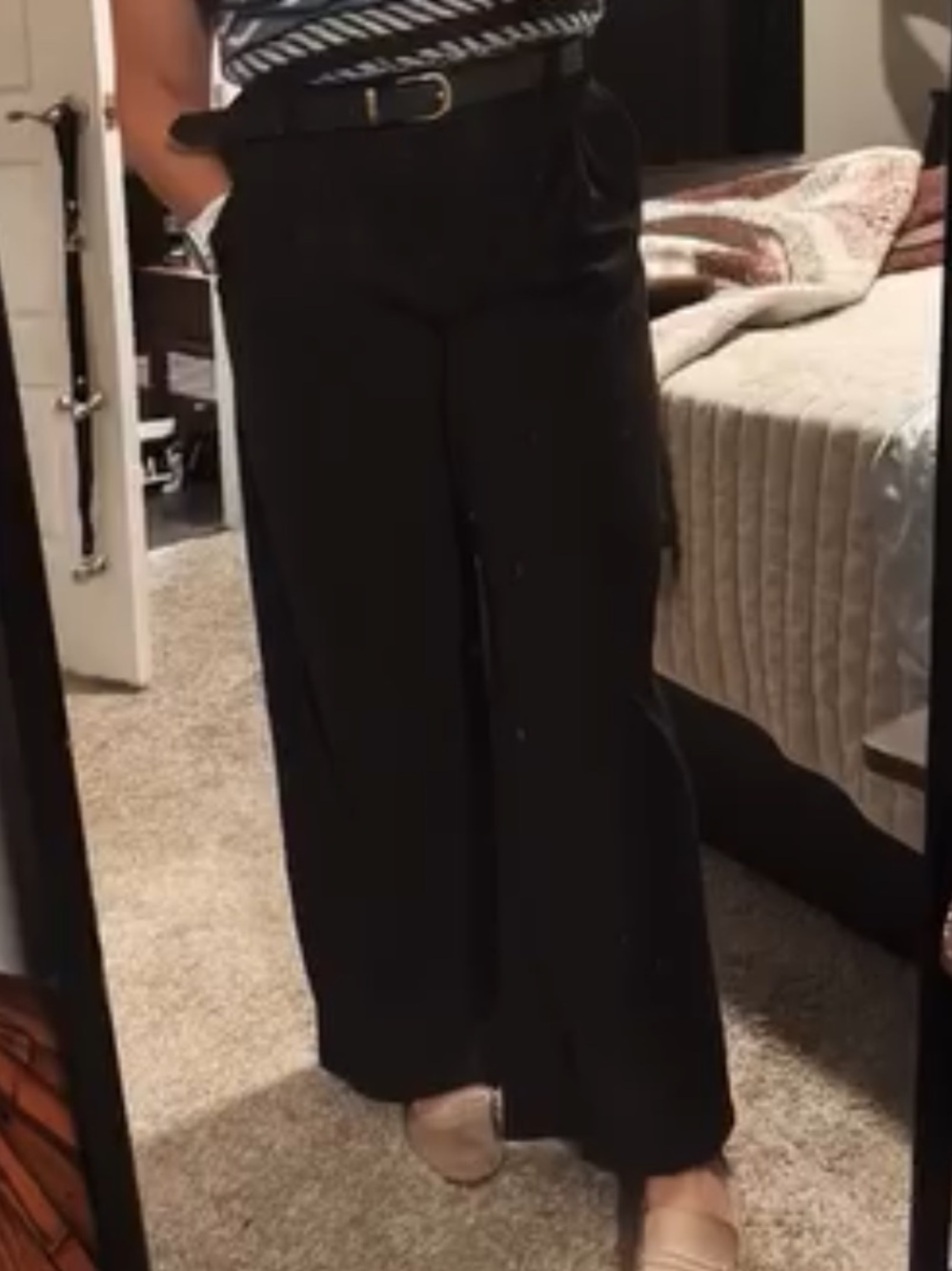 Halara Dark Brown Wide Leg Pants